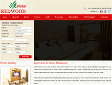 Tablet Screenshot of hotelredwood.com
